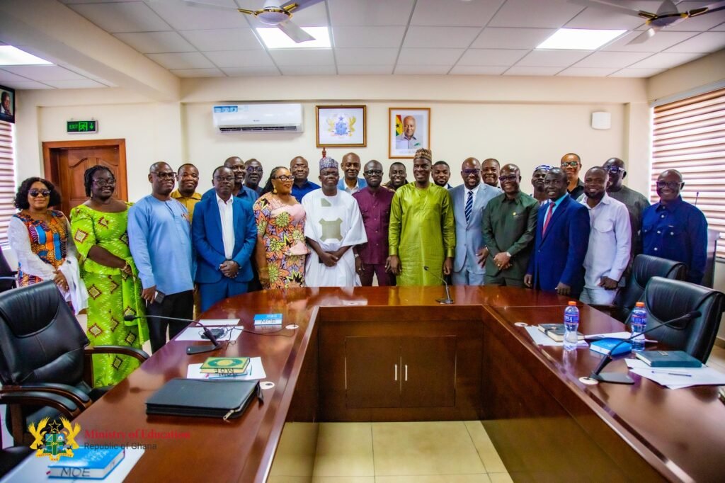 Education Minister Haruna Iddrisu speaks at the inauguration of ATU Governing Board on technical education reforms