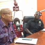 Mustapha Hamid and Kpessa Whyte at Starr FM