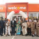 Mr Ebenezer Faulkner, Managing Director of Vivo Energy Ghana (5th from left) in a group picture with some invited guests