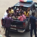 Flashback: Some of the suspects at the court