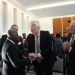 President Akufo-Addo exchanging pleasantries with Herr Armin Laschet
