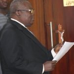 Flashback: Martin Amidu taking the oath during his swearing in