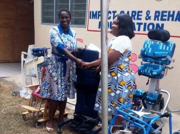 Donation of mobility equipment