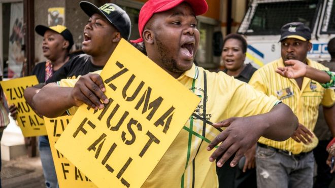 Many in the ANC hope that removing Mr Zuma will boost the party's chances in the 2019 elections