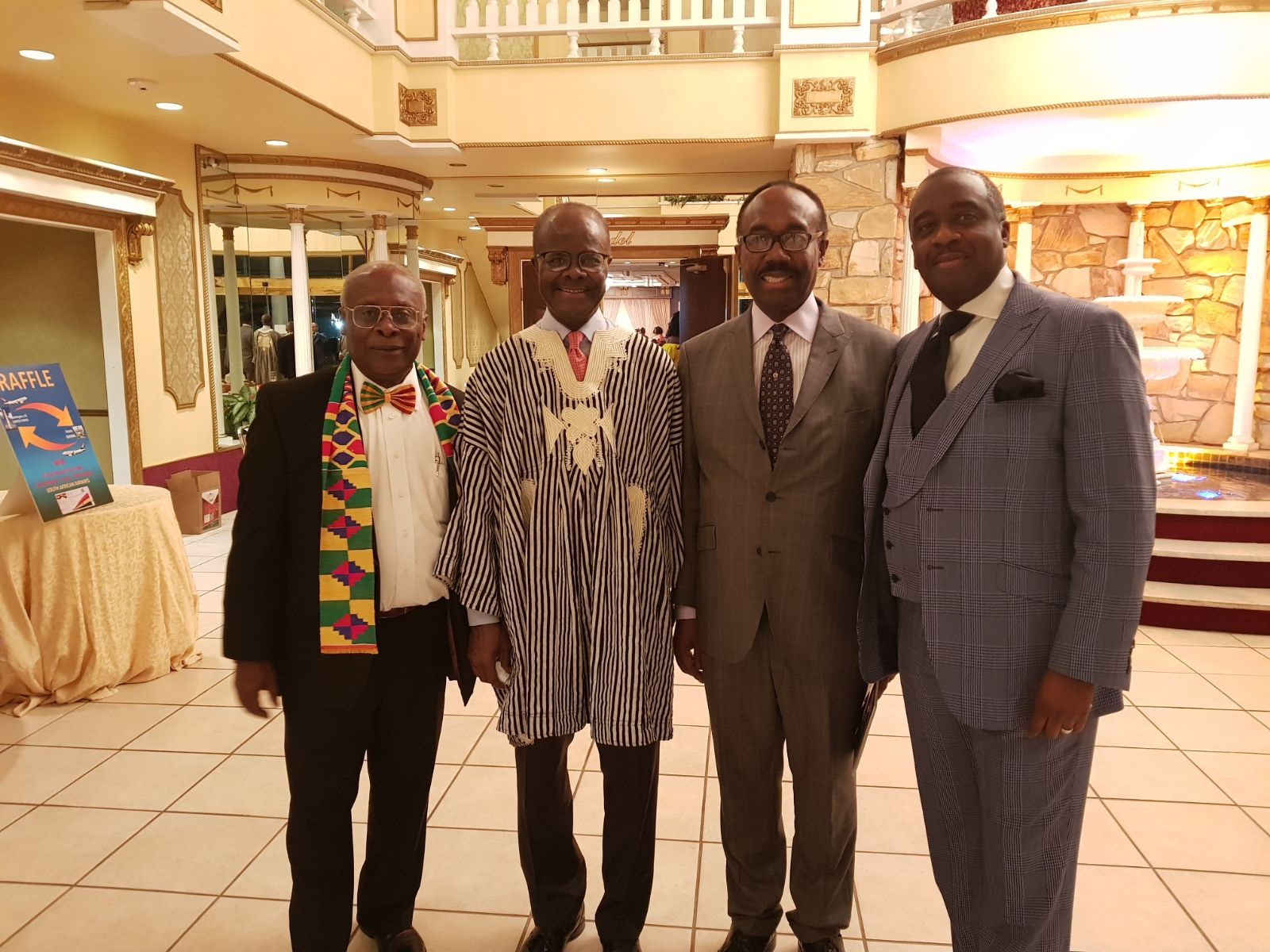 Dr Nduom (2nd left) With Chairman of COGA Mr. Adu and other executives, Washington DC.