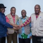 Mr. Mahama and his colleague observers