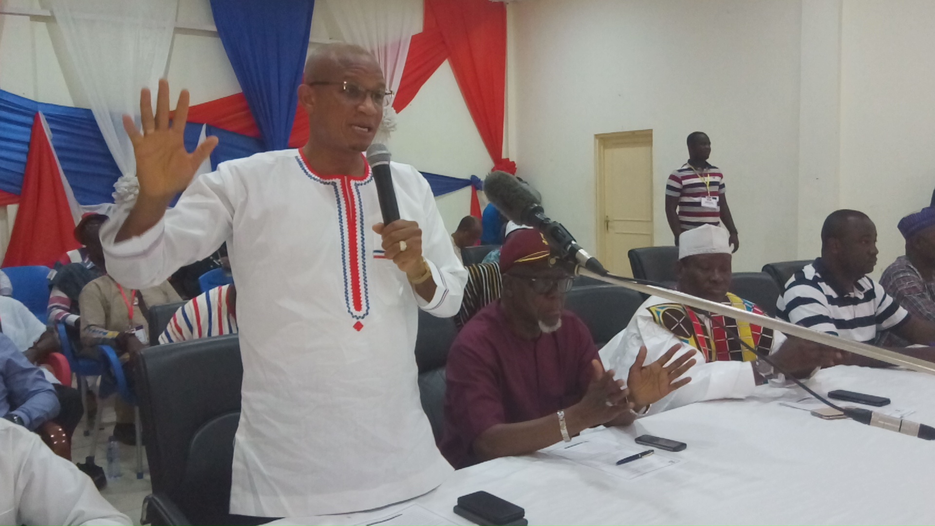 Information Minister, Mustapha Abdul-Hamid, at Saturday's delegates' conference of the NPP in Upper East