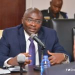 Dr. Mahamudu Bawumia addressing the delegation