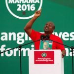 Former president John Mahama