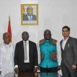 Bawumia and India investors at the Jubilee House