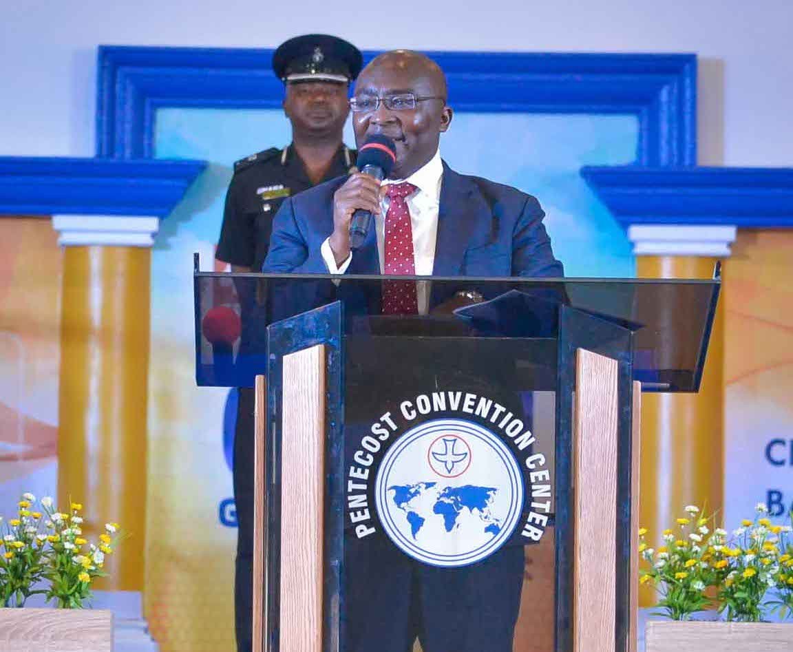 Dr Mahamudu Bawumia at the Pentecost Center