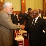 President Akufo-Addo with former President Rawlings