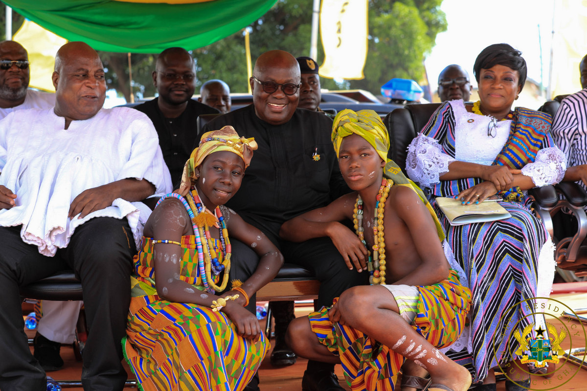 Akufo-Addo at the festival