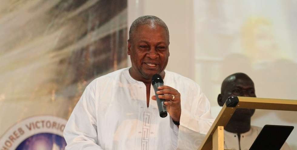 Former president John Mahama