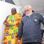 Otumfuo and Rawlings at the Residence
