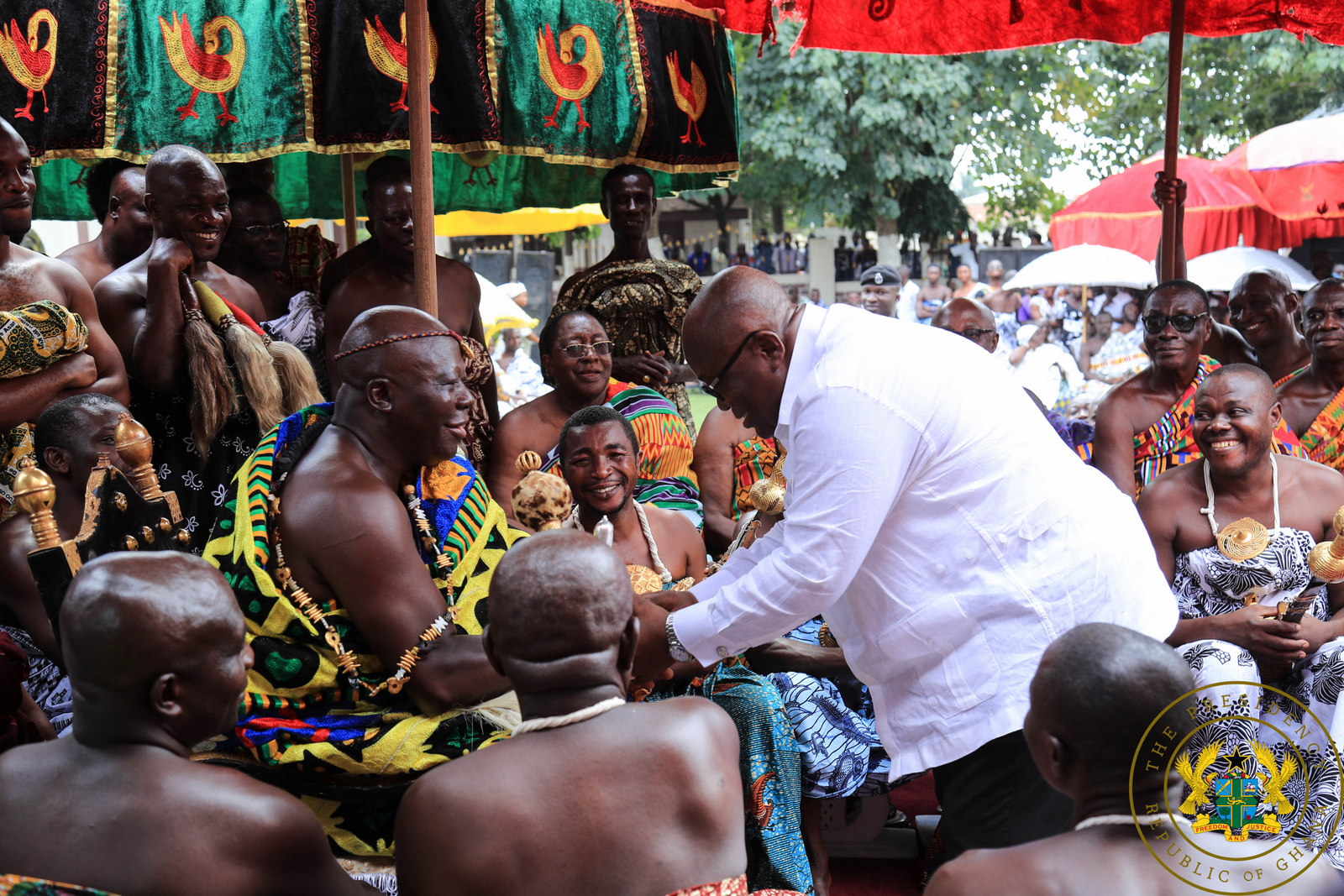 President Akufo-Addo at Manhyia for Akwasidae