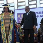 President Akufo-Addo with Mrs Chinery-Hesse