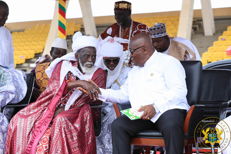 President Akufo-Addo with the National Chief Imam