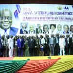President Akufo-Addo with the leadership of the Internal Audit Association