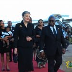Akufo-Addo and Nane Maria Annan, the widow