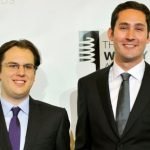 Kevin Systrom (R) and Mike Krieger continued to run Instagram after it was acquired by Facebook in 2012