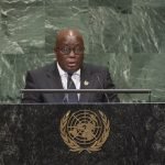 President Akufo-Addo addressing the UN