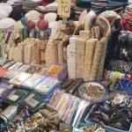 Some items on display at the market