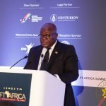 President Akufo-Addo speaking at the Financial Times Africa Summit