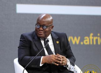 President Akufo-Addo at the Africa Investment Forum