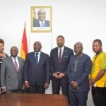 Dr Bawumia with officials of the National Association for the Advancement of Colored People