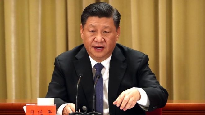 Mr Xi said unification was inevitable for China's rejuvenation