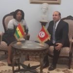 Ayorkor Botchwey and her Tunisian counterpart