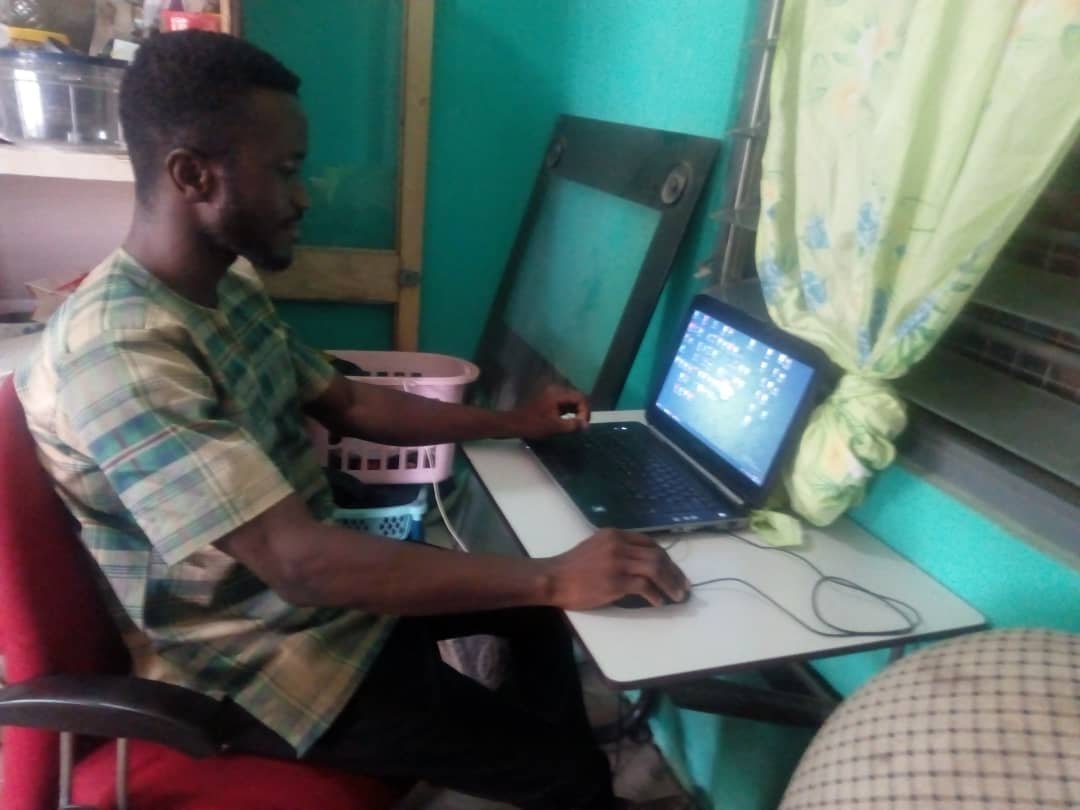 Joseph Arkoh Koranteng, 27, hopes to use the App to create jobs too