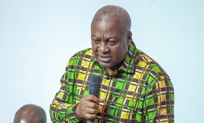 Former president John Mahama