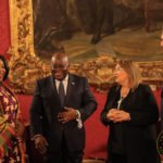 President Akufo-Addo and President Coleiro Preca with the respective Ministers for Foreign Affairs
