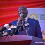 Dr. Mahamudu Bawumia during the launch of the E-Procurement