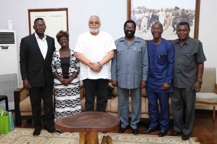 Rawlings and the Oko Vanderpuije delegation