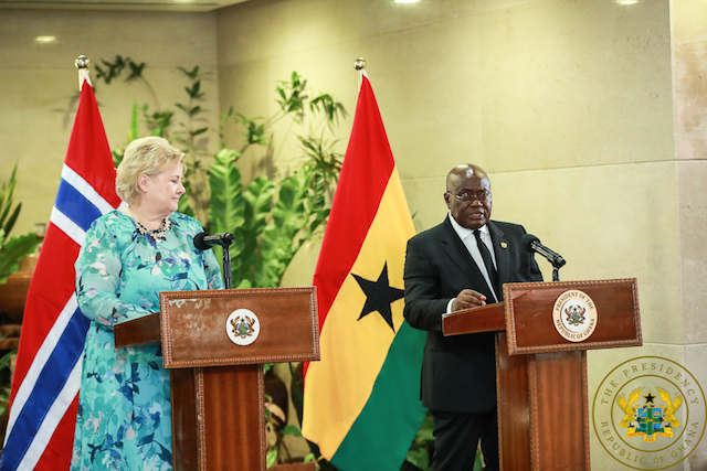 Starr Fm Your Most Trusted Breaking News Hub In Ghana And Abroad - president akufo addo and prime minister solberg address the press