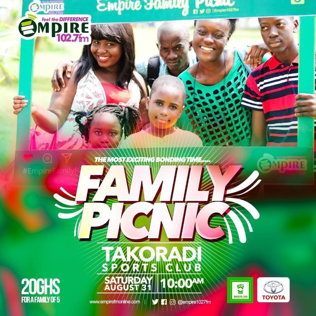 EMPIRE FM's 'FAMILY PICNIC' scheduled for August 31 - Starr Fm