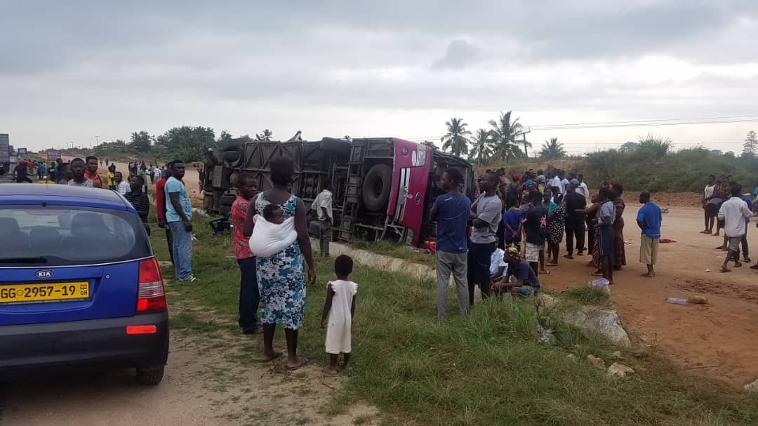 3 killed, 20 injured in fatal AccraKumasi highway accident — Starr Fm