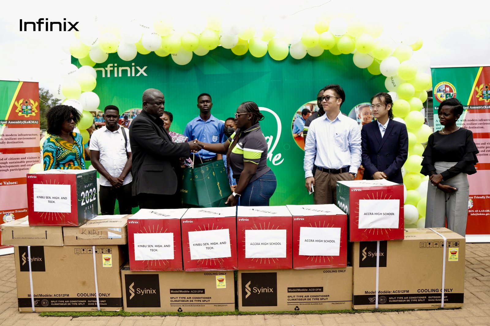 infinix donates