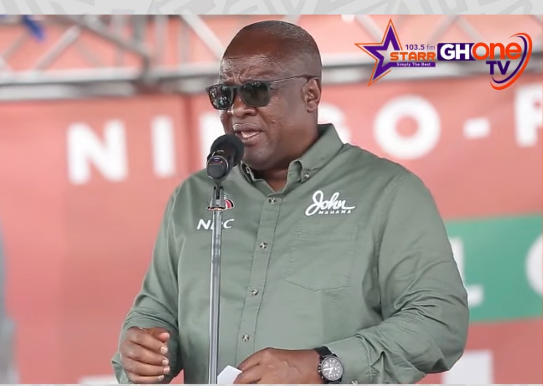 Mahama pledges to elevate Koforidua to metropolitan status Starr Fm