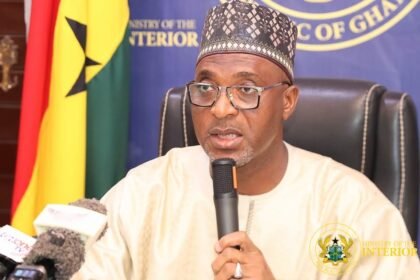 Interior Minister Muntaka swearing in Gaming Commission board to tackle betting issues.