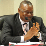 Justice Senyo Dzamefe speaks during vetting on court trial delays