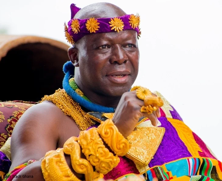 Asantehene and King Mswati III featured on Manhyia Palace welcome billboard