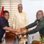 NACOC and Ghana Gold Board officials at gold handover ceremony in Accra