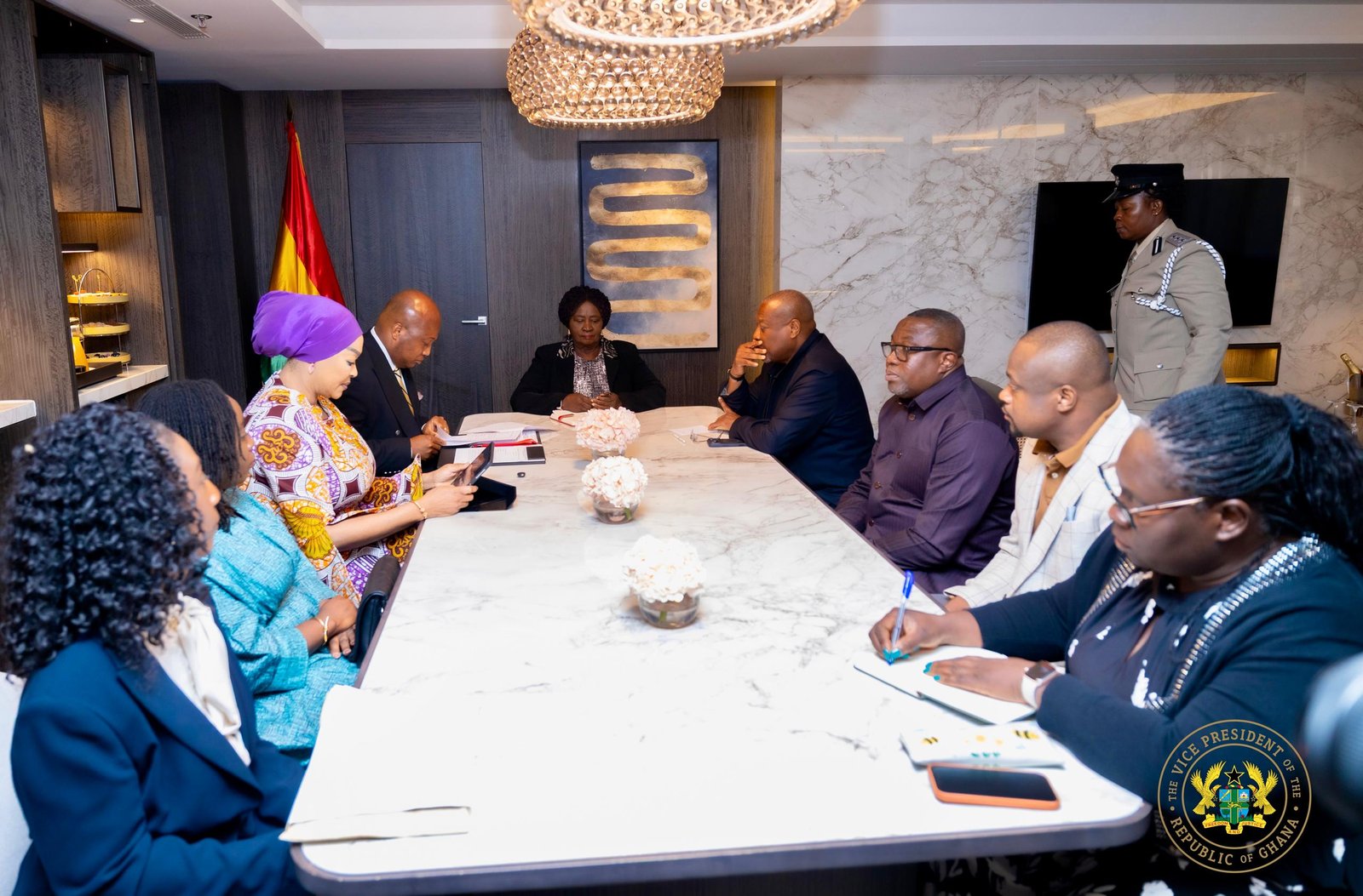 Veep arrives in Spain for the 4th High Level “In Defence of Democracy Initiative” Meeting