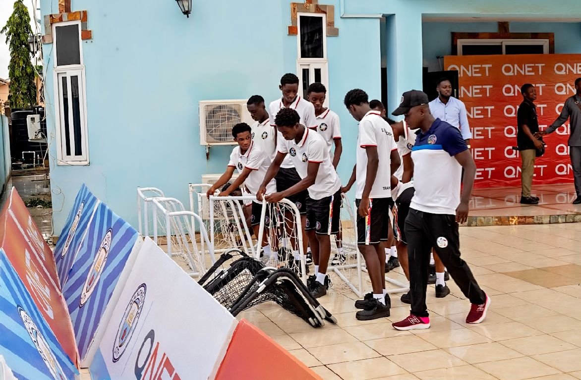 Grassroots football gets equipment support with QNET donatio